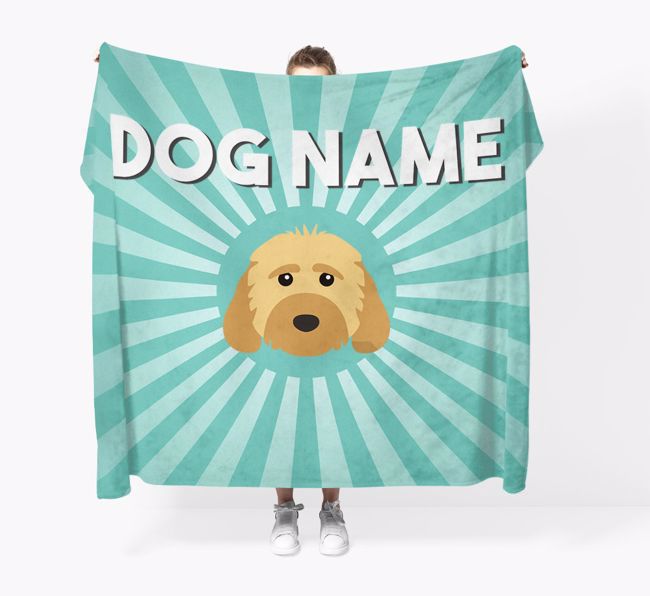 Sun Rays: Personalised {breedFullName} Throw Blanket